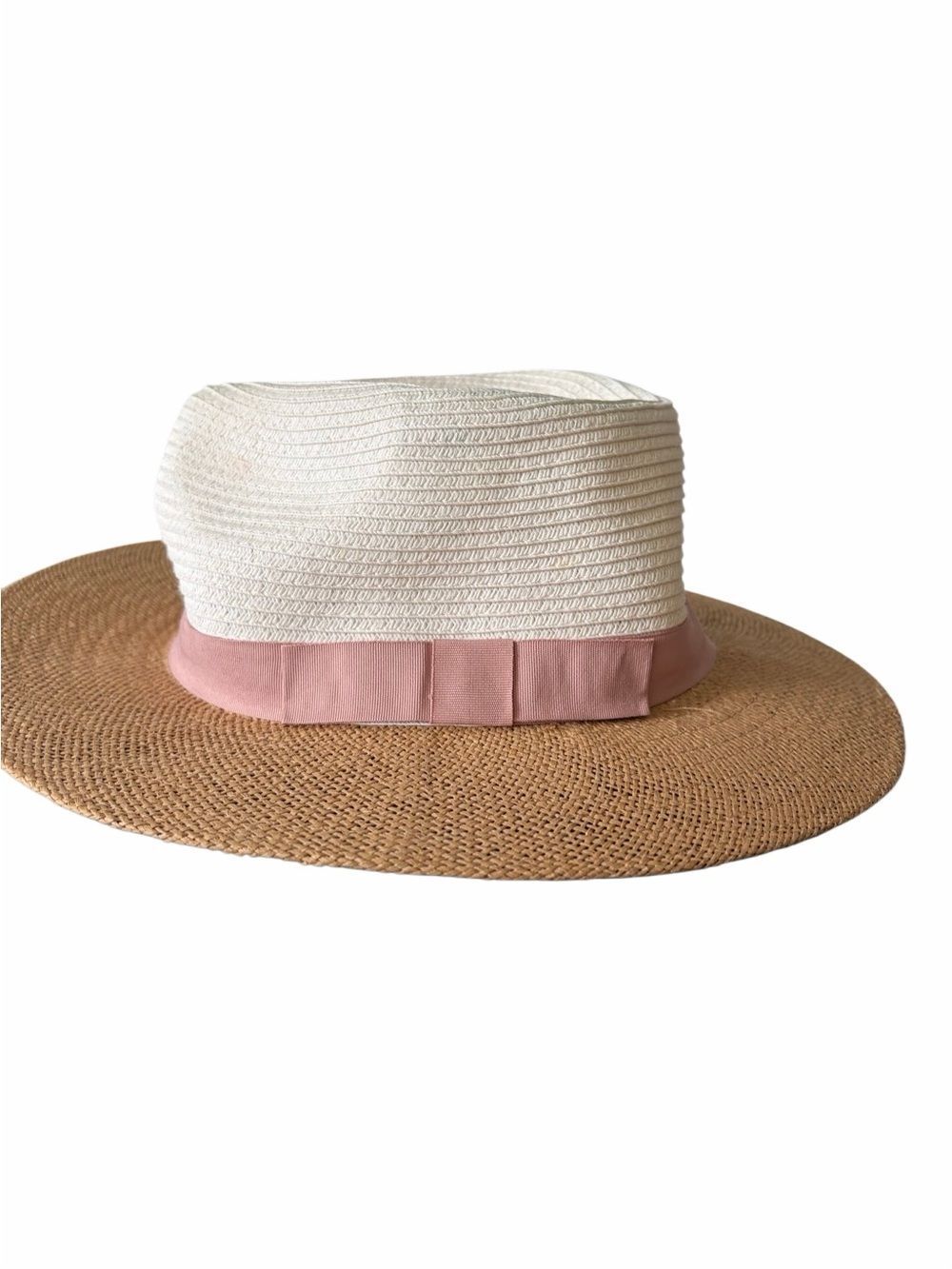 Primark Straw Sun Hat with Pink Band